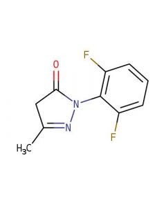 Astatech 1-(2,6-DIFLUOROPHENYL)-3-METHYL-1H-PYRAZOL-5(4H)-ONE; 0.25G; Purity 95%; MDL-MFCD30530997